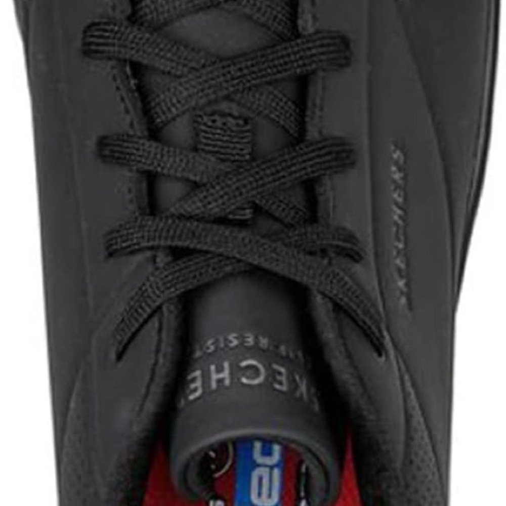 Skechers Womens‎ Slip Resistant Work Shoes Black Air Cooled Memory Foam 6.5 - Picture 2 of 11